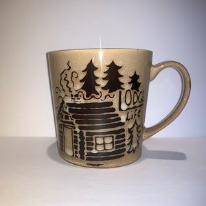 The Lodge Life Pfaltzgraff Beige Large Coffee Mug 16oz
